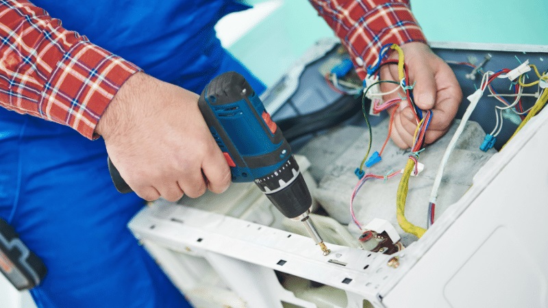 Darıca Fondital Fondital çamaşır makinesi kart tamiri – Su almama arızası orijinal parça ile giderildi. - Teknik servis örneği